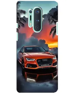 Чохол для OnePlus 8 Pro з картинкою «Audi — захід сонця»