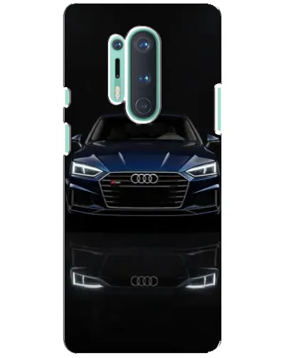 Чохол для OnePlus 8 Pro з картинкою «Audi — нічне відображення»