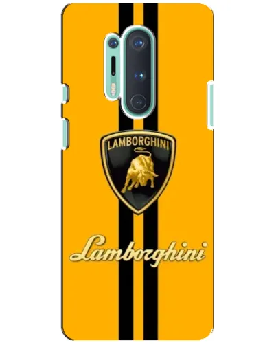 Чохол для OnePlus 8 Pro з картинкою «Lamborghini Stripe жовтий»
