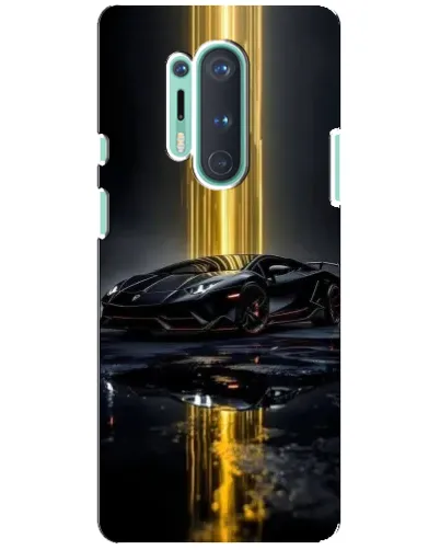 Чохол для OnePlus 8 Pro з картинкою «Нічний Lamborghini драйв»