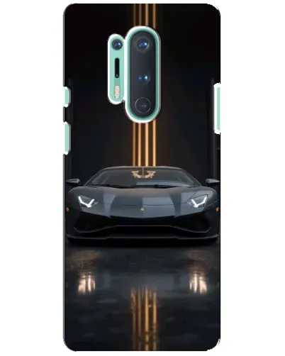 Чохол для OnePlus 8 Pro з картинкою «Lamborghini золоті лінії»