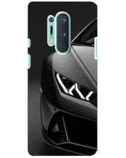 Чохол для OnePlus 8 Pro з картинкою «Lamborghini фари деталізація»