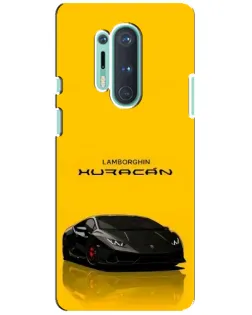 Чохол для OnePlus 8 Pro з картинкою «Lamborghini Huracan чорний»