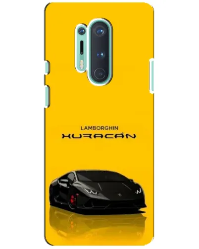 Чохол для OnePlus 8 Pro з картинкою «Lamborghini Huracan чорний»