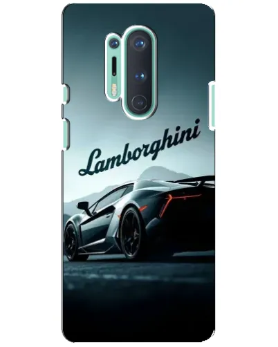 Чохол для OnePlus 8 Pro з картинкою «Класичний Lamborghini надпис»