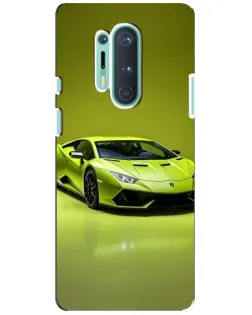 Чохол для OnePlus 8 Pro з картинкою «Салатовий Lamborghini Huracan»