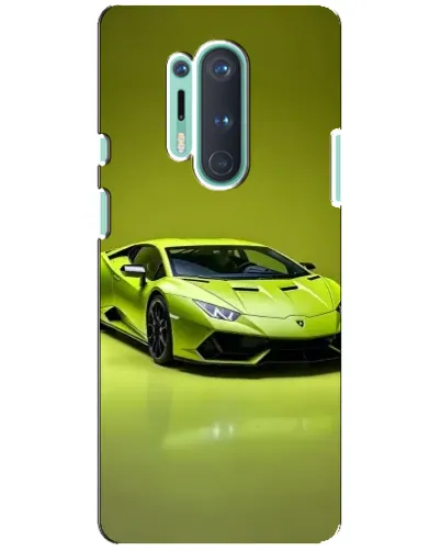 Чохол для OnePlus 8 Pro з картинкою «Салатовий Lamborghini Huracan»