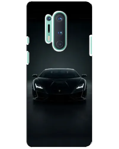 Чохол для OnePlus 8 Pro з картинкою «Чорний Lamborghini Aventador»