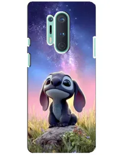 Чехол для OnePlus 8 Pro с картинкой «Стич на рассвете»