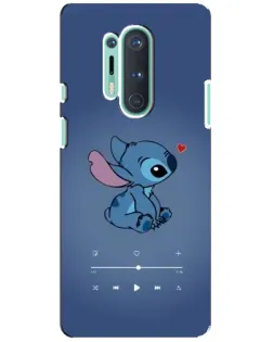 Чехол для OnePlus 8 Pro с картинкой «Музыкальный Stitch»