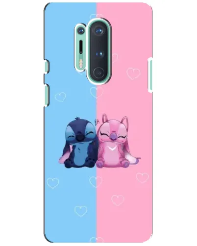 Чехол для OnePlus 8 Pro с картинкой «Stitch и Angel Love» Чехол для OnePlus 8 Pro с картинкой «Stitch и Angel Love»