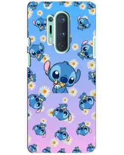 Чехол для OnePlus 8 Pro с картинкой «Паттерн со Стичем»