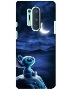 Чехол для OnePlus 8 Pro с картинкой «Лунная ночь Стича»