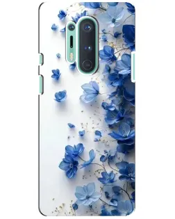 Чохол для OnePlus 8 Pro з картинкою «Блакитний квітковий каскад»