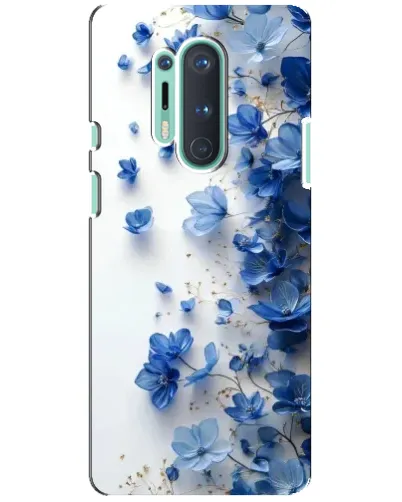 Чохол для OnePlus 8 Pro з картинкою «Блакитний квітковий каскад» Чохол для OnePlus 8 Pro з картинкою «Блакитний квітковий каскад»