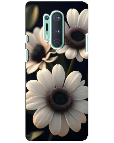 Чохол для OnePlus 8 Pro з картинкою «Білі маргаритки макро» Чохол для OnePlus 8 Pro з картинкою «Білі маргаритки макро»