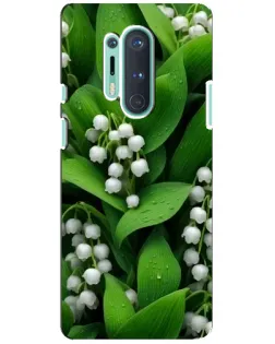 Чохол для OnePlus 8 Pro з картинкою «Конвалії в зелені»