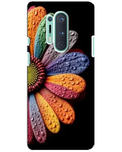 Чохол для OnePlus 8 Pro з картинкою «Райдужна квітка» Чохол для OnePlus 8 Pro з картинкою «Райдужна квітка»