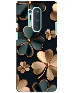 Чохол для OnePlus 8 Pro з картинкою «Конюшина в золоті»