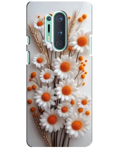 Чохол для OnePlus 8 Pro з картинкою «Білі сухоцвіти» Чохол для OnePlus 8 Pro з картинкою «Білі сухоцвіти»