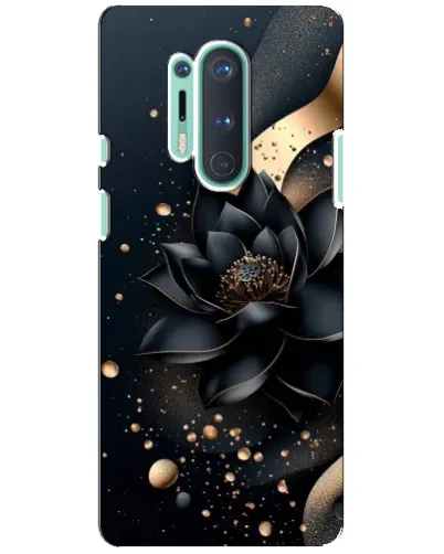 Чохол для OnePlus 8 Pro з картинкою «Чорний лотос» Чохол для OnePlus 8 Pro з картинкою «Чорний лотос»