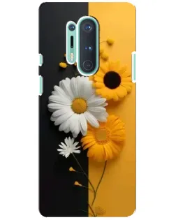 Чохол для OnePlus 8 Pro з картинкою «Соняшник та ромашка»