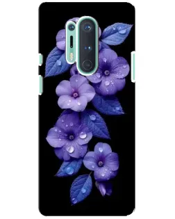 Чохол для OnePlus 8 Pro з картинкою «Фіолетові квіти з росою» Чохол для OnePlus 8 Pro з картинкою «Фіолетові квіти з росою»