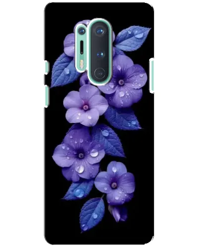 Чохол для OnePlus 8 Pro з картинкою «Фіолетові квіти з росою» Чохол для OnePlus 8 Pro з картинкою «Фіолетові квіти з росою»