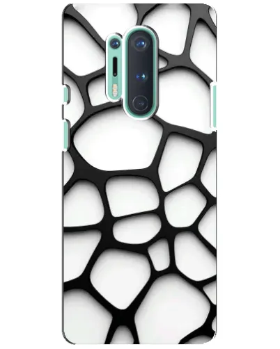 Чохол для OnePlus 8 Pro з картинкою «Біла об'ємна сітка» Чохол для OnePlus 8 Pro з картинкою «Біла об'ємна сітка»