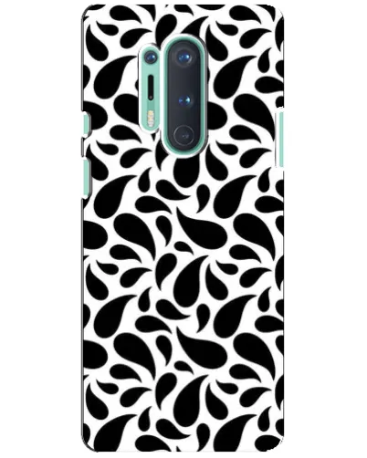 Чохол для OnePlus 8 Pro з картинкою «Контрастні чорні краплі» Чохол для OnePlus 8 Pro з картинкою «Контрастні чорні краплі»