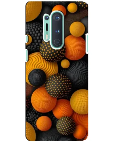 Чохол для OnePlus 8 Pro з картинкою «Об'ємні помаранчеві сфери» Чохол для OnePlus 8 Pro з картинкою «Об'ємні помаранчеві сфери»