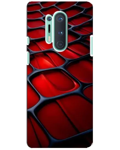 Чохол для OnePlus 8 Pro з картинкою «Червона глянцева сітка» Чохол для OnePlus 8 Pro з картинкою «Червона глянцева сітка»