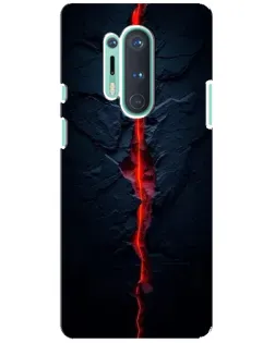 Чохол для OnePlus 8 Pro з картинкою «Червона лавова тріщина»