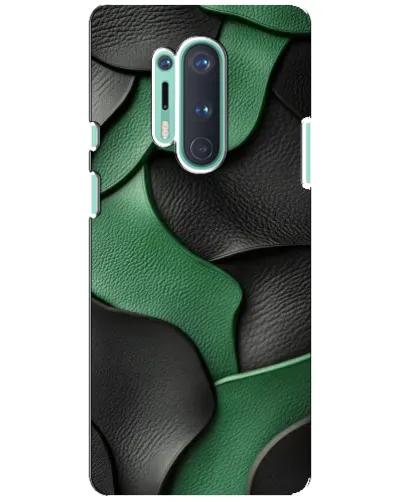 Чохол для OnePlus 8 Pro з картинкою «Зелені шкіряні хвилі» Чохол для OnePlus 8 Pro з картинкою «Зелені шкіряні хвилі»