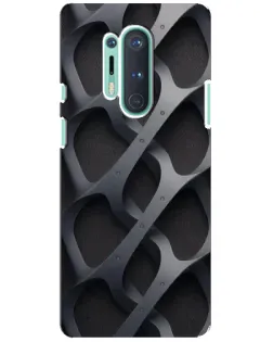 Чохол для OnePlus 8 Pro з картинкою «Об'ємне сіре плетіння»