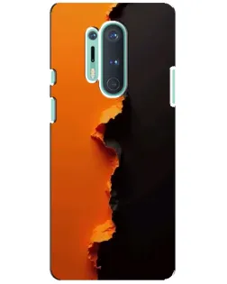 Чохол для OnePlus 8 Pro з картинкою «Помаранчевий розлом»