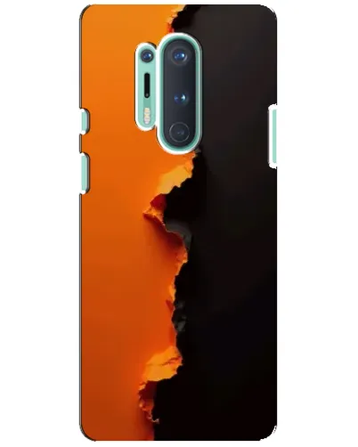 Чохол для OnePlus 8 Pro з картинкою «Помаранчевий розлом» Чохол для OnePlus 8 Pro з картинкою «Помаранчевий розлом»