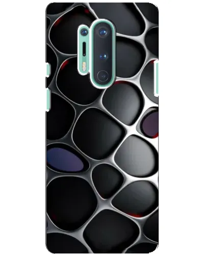 Чохол для OnePlus 8 Pro з картинкою «Об'ємна темна решітка» Чохол для OnePlus 8 Pro з картинкою «Об'ємна темна решітка»