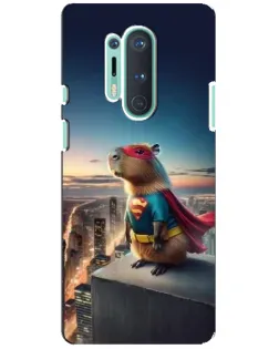 Чехол для OnePlus 8 Pro с картинкой «Капи-мен супергерой» Чехол для OnePlus 8 Pro с картинкой «Капи-мен супергерой»