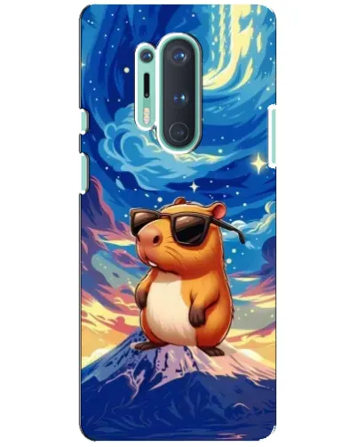Чехол для OnePlus 8 Pro с картинкой «Капибара Ван Гога»
