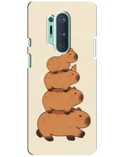Чехол для OnePlus 8 Pro с картинкой «Башня из капибар» Чехол для OnePlus 8 Pro с картинкой «Башня из капибар»