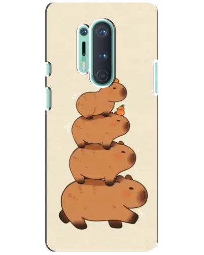 Чехол для OnePlus 8 Pro с картинкой «Башня из капибар»