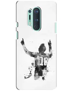 Чохол для OnePlus 8 Pro з картинкою «Чорно-білий силует Мессі» Чохол для OnePlus 8 Pro з картинкою «Чорно-білий силует Мессі»
