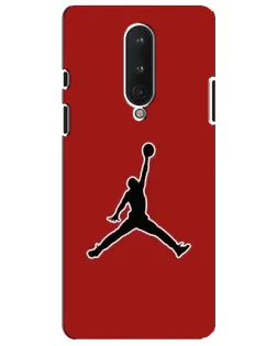 Чохол для OnePlus 8 з картинкою «Jordan Red Back»