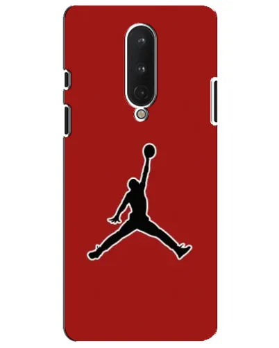 Чохол для OnePlus 8 з картинкою «Jordan Red Back»