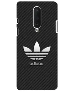 Чохол для OnePlus 8 з картинкою «Adidas Карбонова текстура»