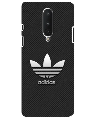 Чохол для OnePlus 8 з картинкою «Adidas Карбонова текстура»