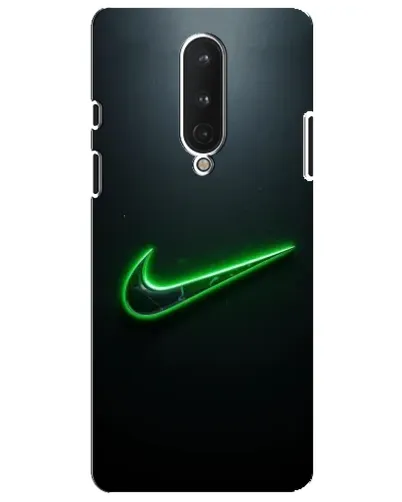 Чохол для OnePlus 8 з картинкою «Неоновий контур Nike»