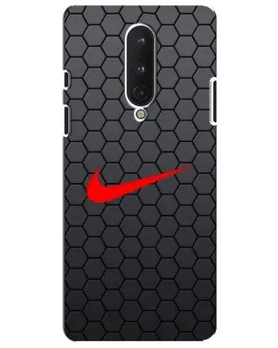 Чохол для OnePlus 8 з картинкою «Nike — карбонова сітка»