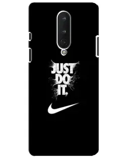 Чохол для OnePlus 8 з картинкою «Текстовий принт Nike»